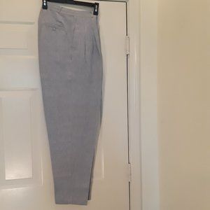 Le Chateau Men’s Dress Pants Size W28/L30 Blue Pleated No Cuffs